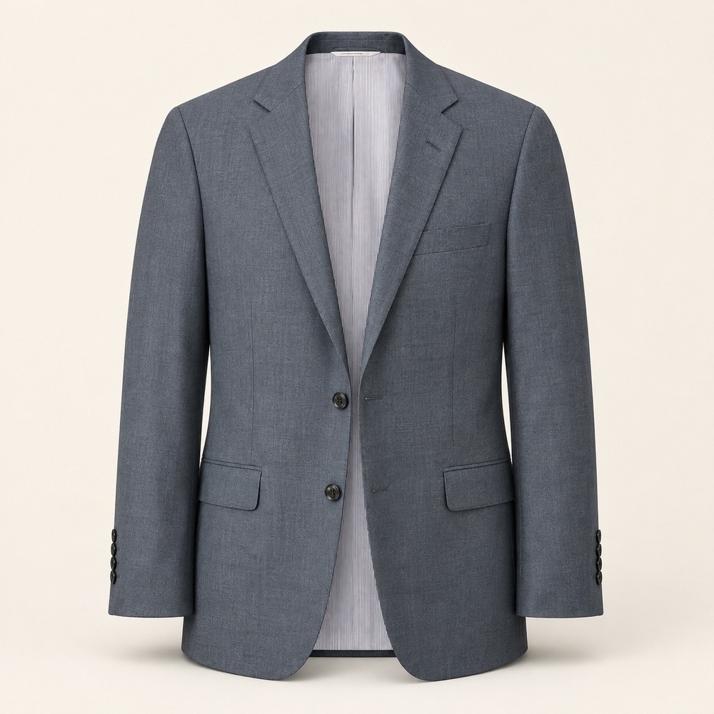 Brooks Brothers Red Fleece Size 42R Gray Wool Blazer Preppy Ivy League Classic